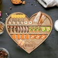 thumbnail image 2 of Xihbxyly Tabla de Madera para Comida Cocinada, Bandeja Personalizada para Servir Quesos, Presentación Única de La Comida, Ideal para Recibir Invitados, Elegante Opción de Regalo, Tamaño 30 X 20 Cm, M, 2 of 5