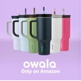 thumbnail image 2 of Vaso de Viaje Owala Rosa Triple Capa Aislada 40 oz con Tapa Antiderrames Owala NA, 2 of 6