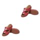 thumbnail image 3 of Minnieouse 2 piezas, estas sandalias suaves y livianas se suman a cualquier pantuflas de viaje a la playa para mujeres, pantuflas de verano Type2 NO2, 3 of 6