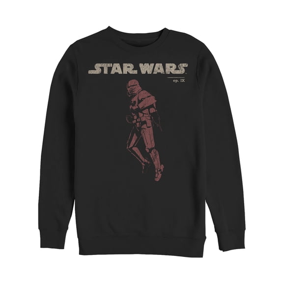 Men's Star Wars: The Rise of Skywalker Retro Sith Trooper Flight  Sweatshirt Black 2X Large