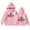 Pink, variant on Girls Clothes Long Sleeve Pullover Sweatshirt Teen Hoodies Casual Loose Outerwear Coat with Pockets Sweatshirts for Girls Trendy Cute Pattern Print Warm