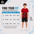 thumbnail image 7 of RBX Boys Athletic Outfit Shorts Set Short Sleeve Shirts Dry Fit Sleeveless Jersey & Shorts 3 Piece, 7 of 7