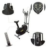 Techtongda Indoor Fitness Elliptical Gym Machine Cardio Fitness Trainer Train Cross Life Elliptical Bike