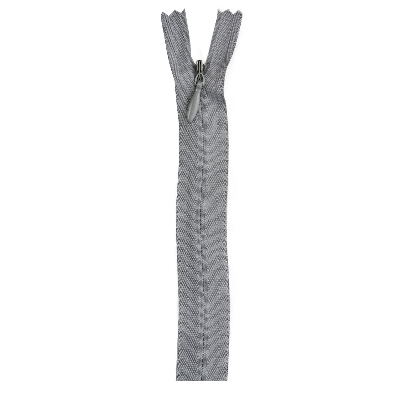 (2 pack) Coats & Clark Polyester 22" All Purpose Nugrey Sewing Zipper, 1 Each