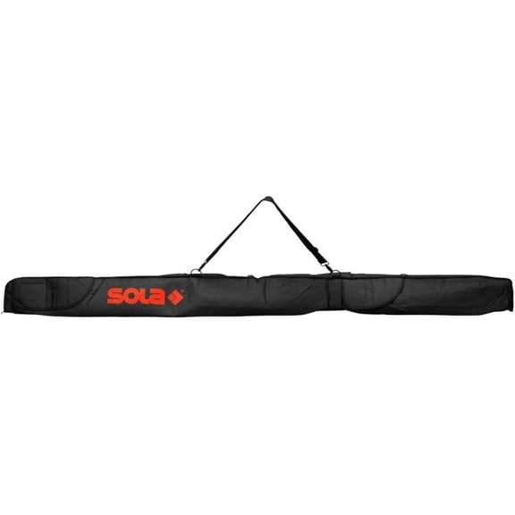 Sola Bag 200 Plus 200 Cm Synthetic Fiber Protective Case With 6 Side Pockets, Black