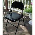 thumbnail image 4 of Plastic Development Group Commercial Party Heavy Duty Steel Folding Chair, Black, 4 of 6