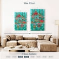 thumbnail image 4 of Elephant Stock Baubles In The Snow Wall Art - Vertical Multi Panel Canvas - Living Room Wall Decor - Holiday Multi Panel - Turquoise And Red Decor By Hello Angel - 28" x 45", 4 of 8