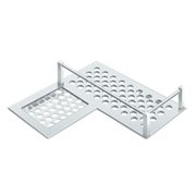 Deltana Wbhdcl9 9" Solid Brass Heavy Duty Left Hand L Shaped Corner Shelf - Nickel