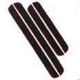 thumbnail image 4 of 4x Black Rubber Car Door Scuff Sill Cover Panel Step Protector Trim Accessories, 4 of 6