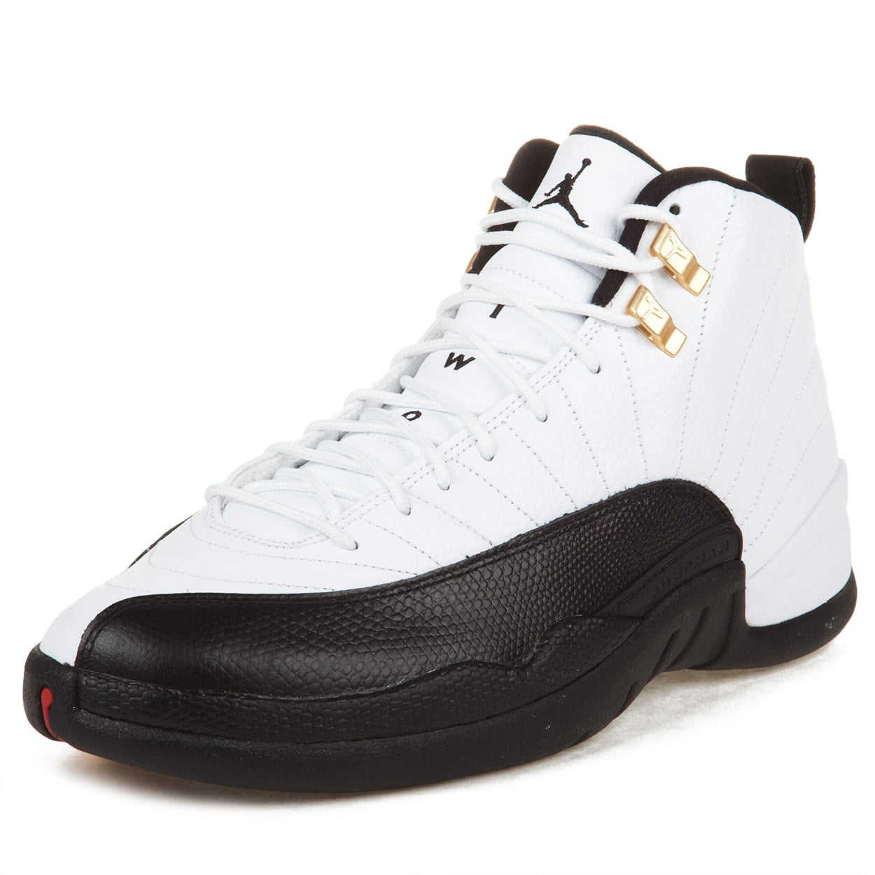 Nike Mens Air Jordan 12 Retro "Taxi" White/Black-Varsity Red 130690-125