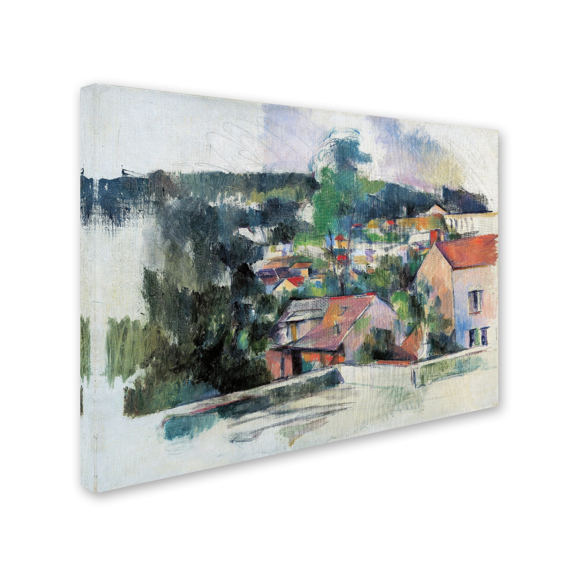 Trademark Fine Art 'Landscape' Canvas Art by Cezanne