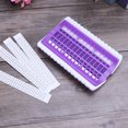 thumbnail image 3 of PAMINGONO Tarjeta Hilos En PVC Morado Para Bordado Con 30 Posiciones Ideal Para De, 3 of 6