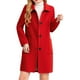 thumbnail image 2 of Chaquetas y abrigos casuales sin capucha de manga larga para mujer, cárdigan de cuello vuelto de manga larga, abrigos de invierno lisos, abrigos para mujer, 2 of 7