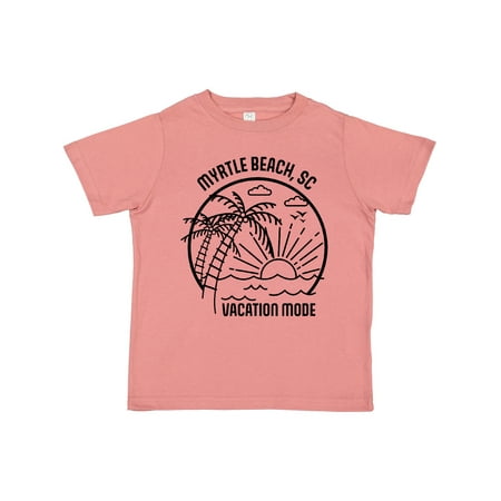 

Inktastic Summer Vacation Mode Myrtle Beach South Carolina Gift Toddler Boy or Toddler Girl T-Shirt