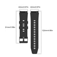 thumbnail image 3 of Correa de reloj de silicona Correa de reloj de repuesto 22MM ajustable para OPPO WATCH 4 PRO, 3 of 8