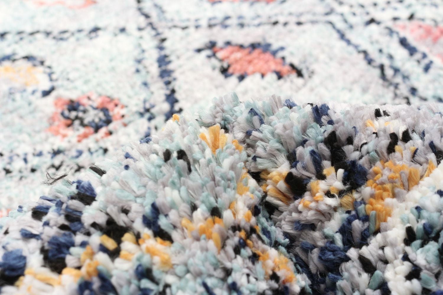 ECARPET Morrocan Area Rug Boho Chic Carpet for Living Room Bedroom