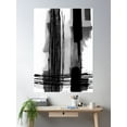 thumbnail image 2 of Black White Abstract Poster Wall Art, Modern Wall Decor For Living Room Bedroom, 8x12 UNFRAMED, 2 of 3