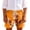 Orange, variant on Birthday Party Shorts for Kids, Solid Color or Cute Print, Breathable Polyester Swim Trunks with Pockets, Toddler to 14 Years