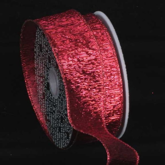 The Ribbon People Shimmering Red Wired Craft Ribbon 2" x 40 Yards