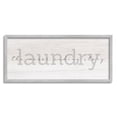 thumbnail image 4 of Stupell Industries Laundry Never Ending Story Cursive Typography Sign Graphic Art Gray Framed Art Print Wall Art, Design by Daphne Polselli, 4 of 5