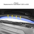 thumbnail image 3 of Engine Hood Strip Rubber Barrier Sealing Strip Replacement Car Hood Sealing Automotive Weather Stripping for Model 2021 to 2023, 3 of 7