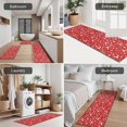 thumbnail image 5 of Red Christmas Deer and Snowflake Pattern Kitchen Rugs Sets Of 3,Kitchen Runner Rugs Non Skid Washable,Decorative Kitchen Floor Mats for Kitchen,Sink,Laundry,17"x30"+ 17"x47" + 17"x59", 5 of 6
