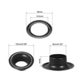 thumbnail image 3 of Kit de herramientas para ojales 100 juegos 5/16" ojales de cobre con 3 herramientas de instalación, diámetro interior de 8 mm. Negro, 3 of 6