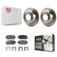 thumbnail image 1 of Transit Auto Rear Disc Brake Rotors and Ceramic Pads Kit for Car Kia Sedona Hyundai Entourage K8T-101956, 1 of 11