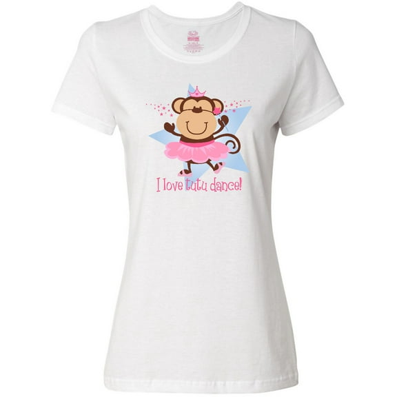 Inktastic Monkey Love Tutu Dance Women's T-Shirt