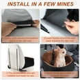 thumbnail image 4 of Asiento de Coche para Perros Pequeños y Medianos Unique Bargains, Asiento Elevador Desmontable, Seguro y Cómodo, Fácil de Instalar, 4 of 7