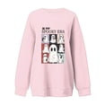 thumbnail image 4 of Patlollav Womens Fall Winter Halloween Glasses Girl Print Casual Sports Round-Neck Tracksuits Long Sleeve Sweatshirts, 4 of 5