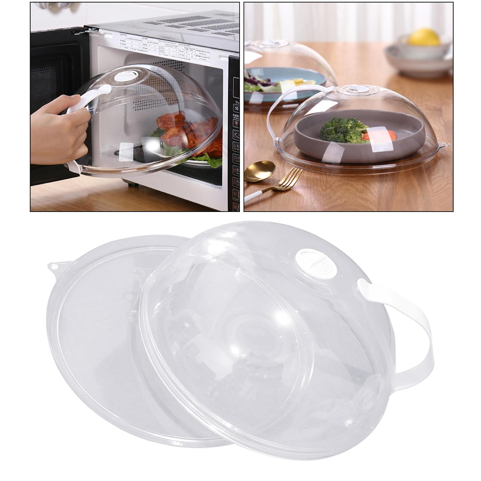 Transparent Dish Cover Microwave Oven Upgrade Oil-proof Cover