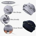 thumbnail image 4 of Phogary 2 Pieces Turbans for Women, Pre-tied Twisted Hat Braid Hair Covers, Beanie Arabic HeadAfrican Head Wraps for Black Women, 4 of 7
