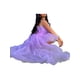 thumbnail image 3 of VISgogo Vestido de tul alto y bajo para mujer, vestido de fiesta de cóctel escalonado de color sólido sin tirantes VISgogo moda, 3 of 5