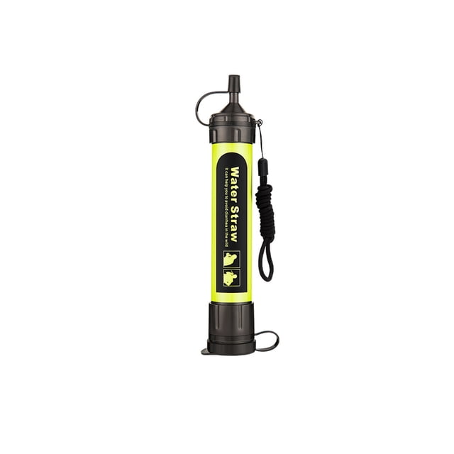 Paille de Purification d'Eau Portable pour l'Extérieur Randonnée Alpinisme Camping Urgence Survie Paille Pratique Purificateur d'Eau Simple Sédiment Microbien Sédiment Filtration Physique Purificateur d'Eau