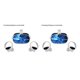 thumbnail image 4 of Inteprter Juego de pegatinas protectoras para controlador de auriculares VR para Quest 2, pegatina de cubierta de auriculares VR de piel de PVC para 1# 2piezas, 4 of 6