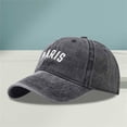 thumbnail image 1 of Alphabet Embroidery Solid Color Duck Hat Trend Personality Outdoor Print Breathable Mesh Hat, 1 of 4