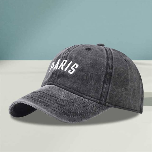 Alphabet Embroidery Solid Color Duck Hat Trend Personality Outdoor Print Breathable Mesh Hat