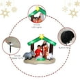 thumbnail image 5 of Winado 6FT Inflatable Nativity Garden Jesus Family Decoration Inflatable Pre-Lit Baby Jesus Decor, 5 of 9