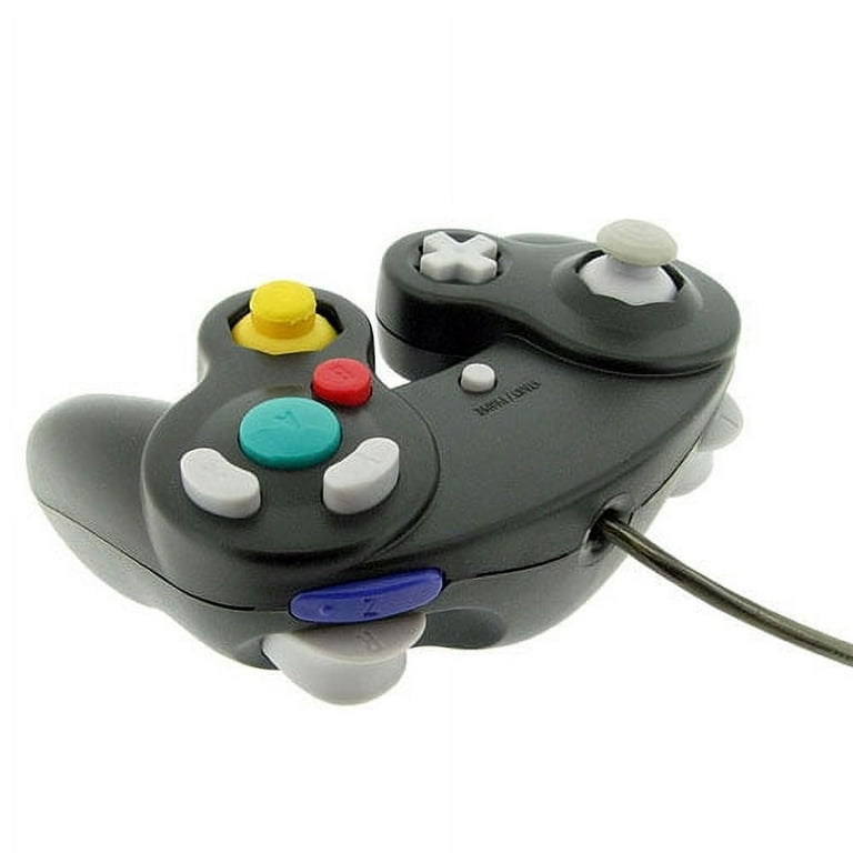 TekDeals 2 Pack Wired NGC Controller Gamepad for Nintendo GameCube Wii U Console Switch Black