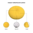 thumbnail image 2 of Covers & All Sunbrella Indoor/Outdoor Throw Pillow, 16 Inch Round Cushion Cover with Insert, 2 of 8