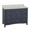 thumbnail image 6 of Abbey 48" Bathroom Vanity with Marine Gray Cabinet and Quartz Top, 6 of 7