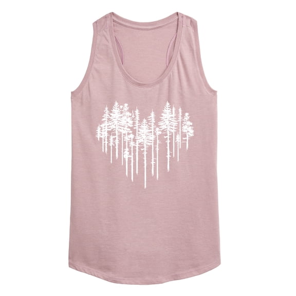Instant Message - Heart Trees Graphic Racerback Tank