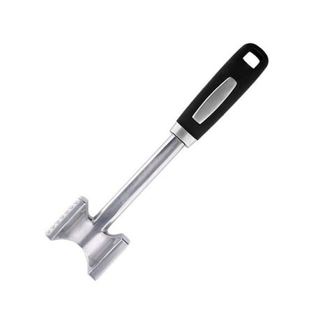 

ENIYUU 1pc Heavy Duty Meat Tenderizer Mallet - Dual-Action Non-Slip Grip for Effortless Tenderizing - Durable Metal Construction for Steak Beef Poultry & More - Kitchen Cooking Essenti