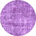 thumbnail image 1 of Ahgly Company Indoor Round Persian Purple Traditional Area Rugs, 7' Round, 1 of 4