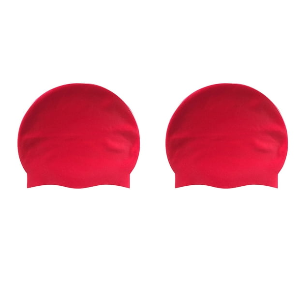 Xihbxyly Gorros de Natación para Adultos, Ajuste Universal, Diseño Ergonómico 3D, Amplio Bolsillo para Protección Auditiva, Antideslizantes, Impermeables, Gran Elasticidad, Cómodos, Ideales para Nada