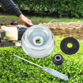 thumbnail image 3 of 4 Pcs Lawn Mower Adapter Accessory Maintenance Kit For Stihl Thrust Washer, Backing Plate, Collar Nut Screwdriver Maintenance Kit Blade Adapter Attach, 3 of 5