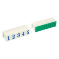 thumbnail image 1 of Juego de sellos numéricos desmontables Uxcell, combinación de sellos numéricos del 0 al 9, tamaño de fuente 21x29mm, 1 juego, 1 of 5
