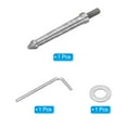 thumbnail image 3 of Unique Bargains 1/4 Inch Thread Tripod Spike 80mm Camera Tripod Ground Spike Screw Spike Mount Adapter Style 1, Silver, 3 of 6