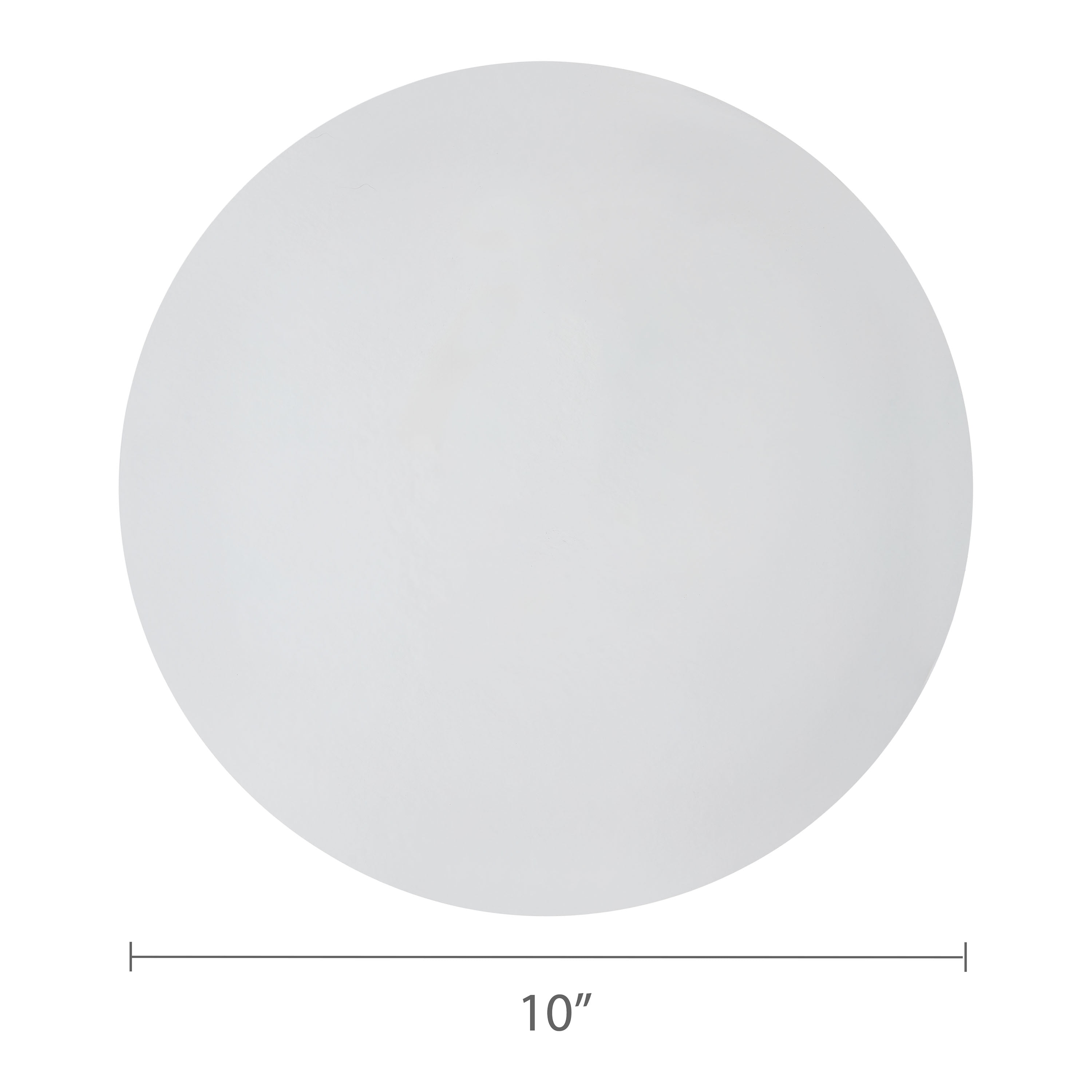 10" Silver Round Paper Cake Boards, 3 Count, by Way To Celebrate
